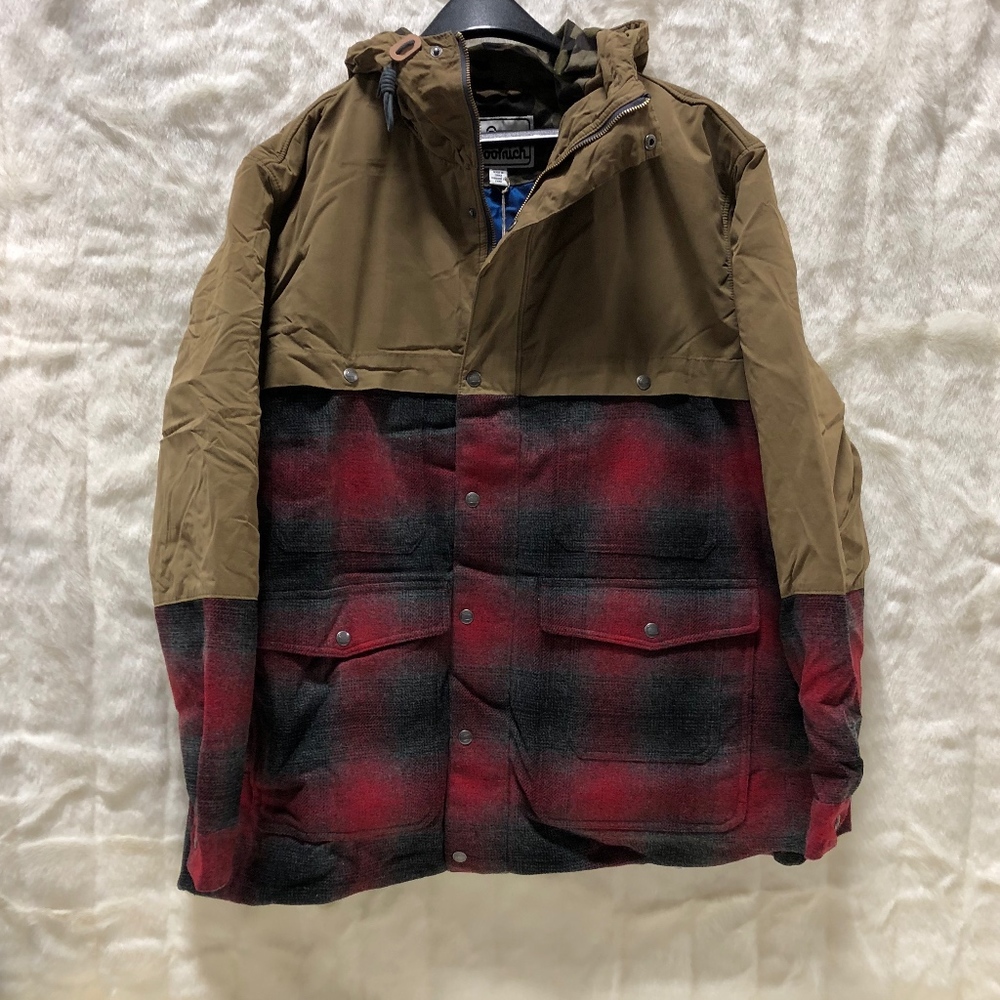 Mens XXL Woolrich The Mix-Up Wool Insulated Jacket